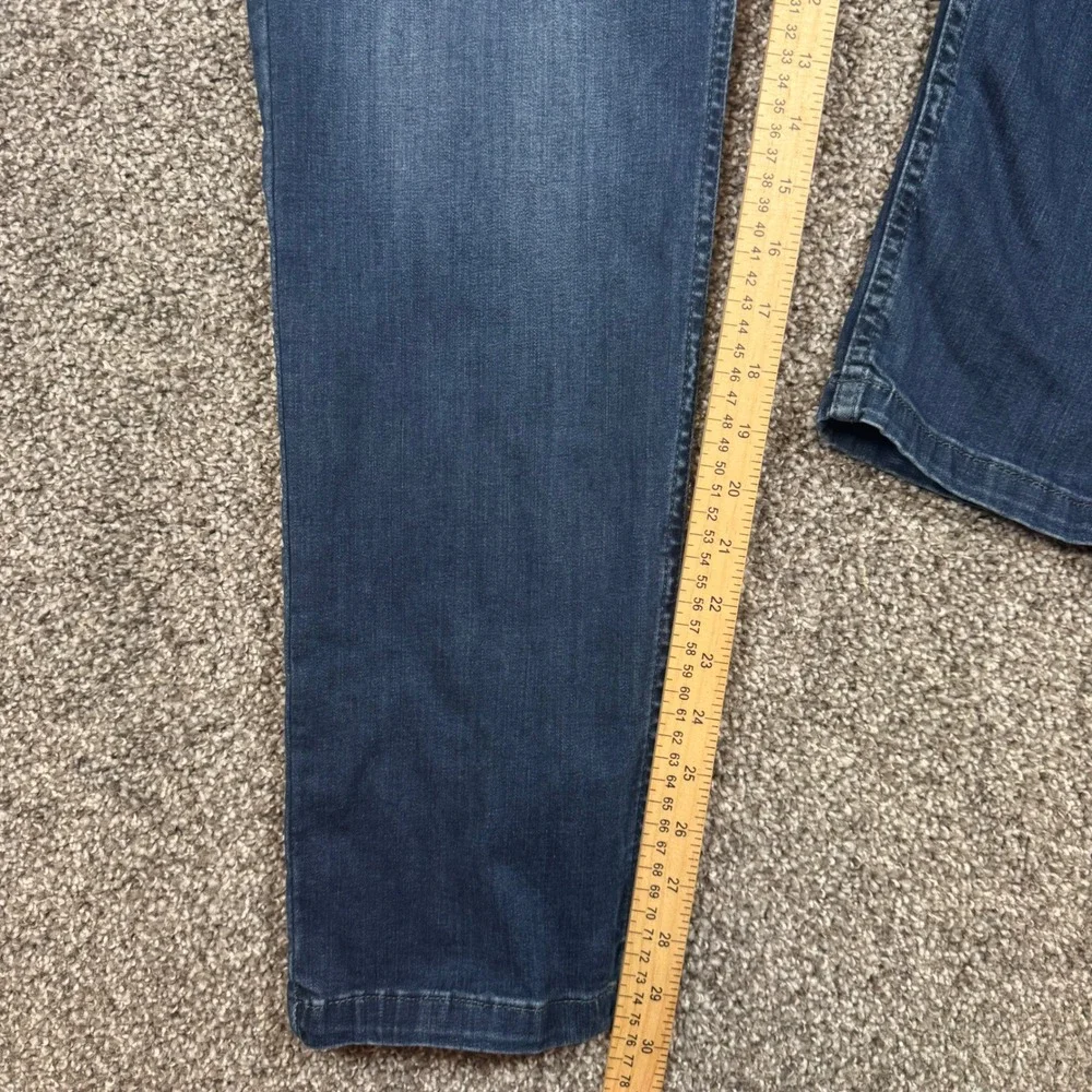 Mugsy Fultons Dark Blue Stretch Slim Straight Jeans Mens 40x30 FLX3NFU 40X30
